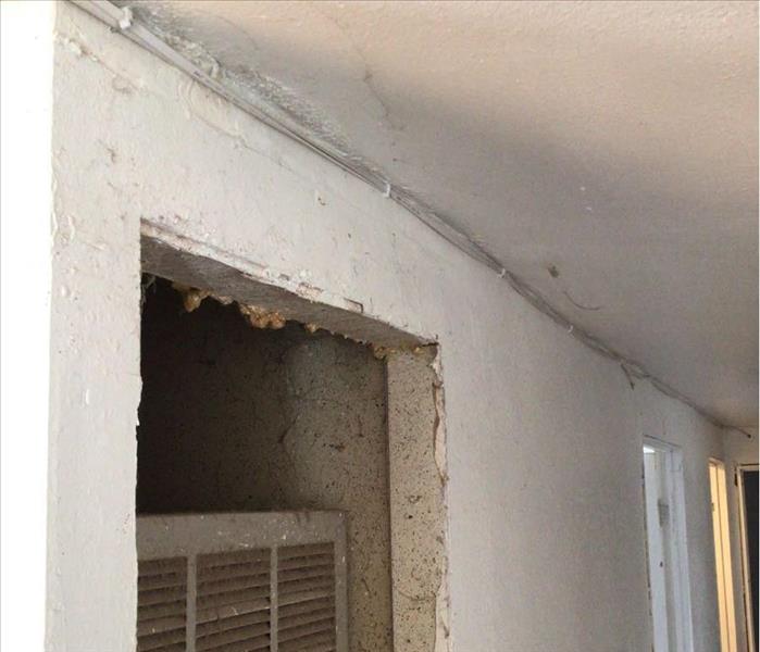 SERVPRO professional cleaning soot from walls